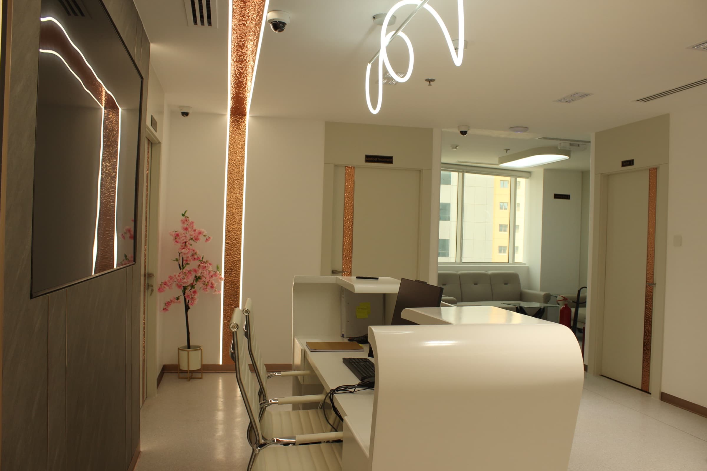 Inside the entrance corridor